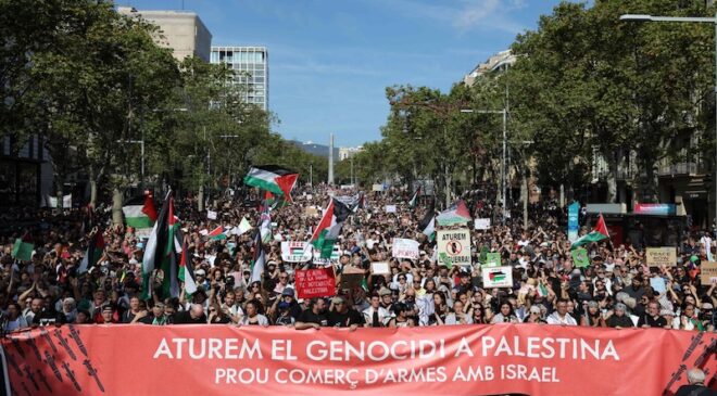 Boycott Starbucks! Anti-Genocide Protests in Valencia and Barcelona